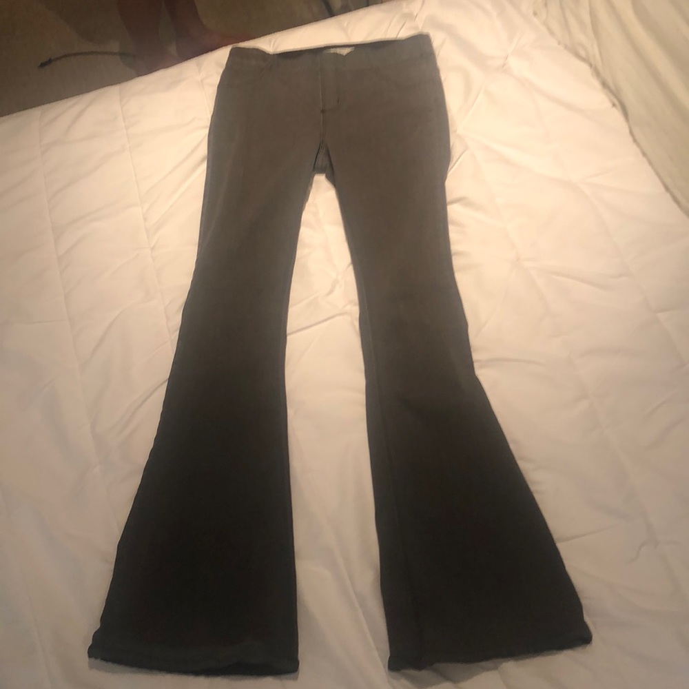 Women's grey denim jeans